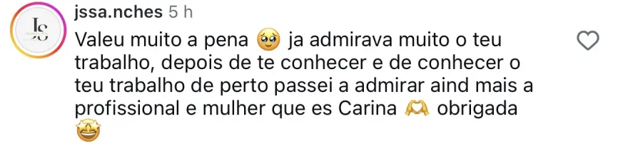 Comentário Instagram